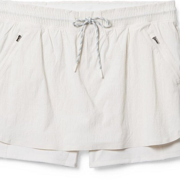 ATHLETA TREKKIE SKORT WHITE - Picture 1 of 5